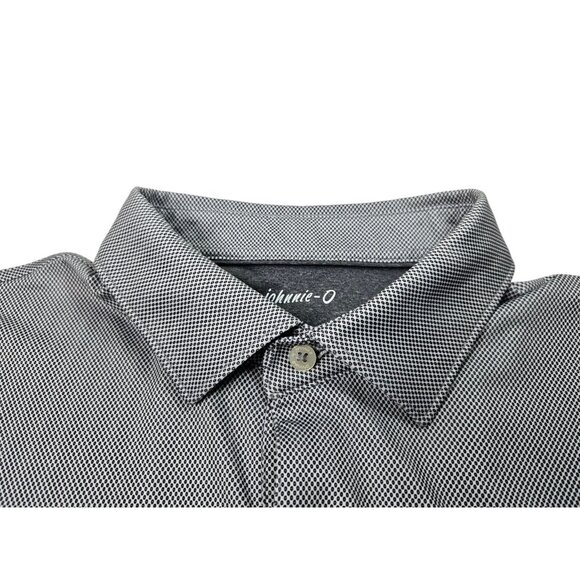 Johnnie-O Oklahoma State Cowboys Polo Shirt Men’s XL Performance Gray Check - Picture 3 of 10